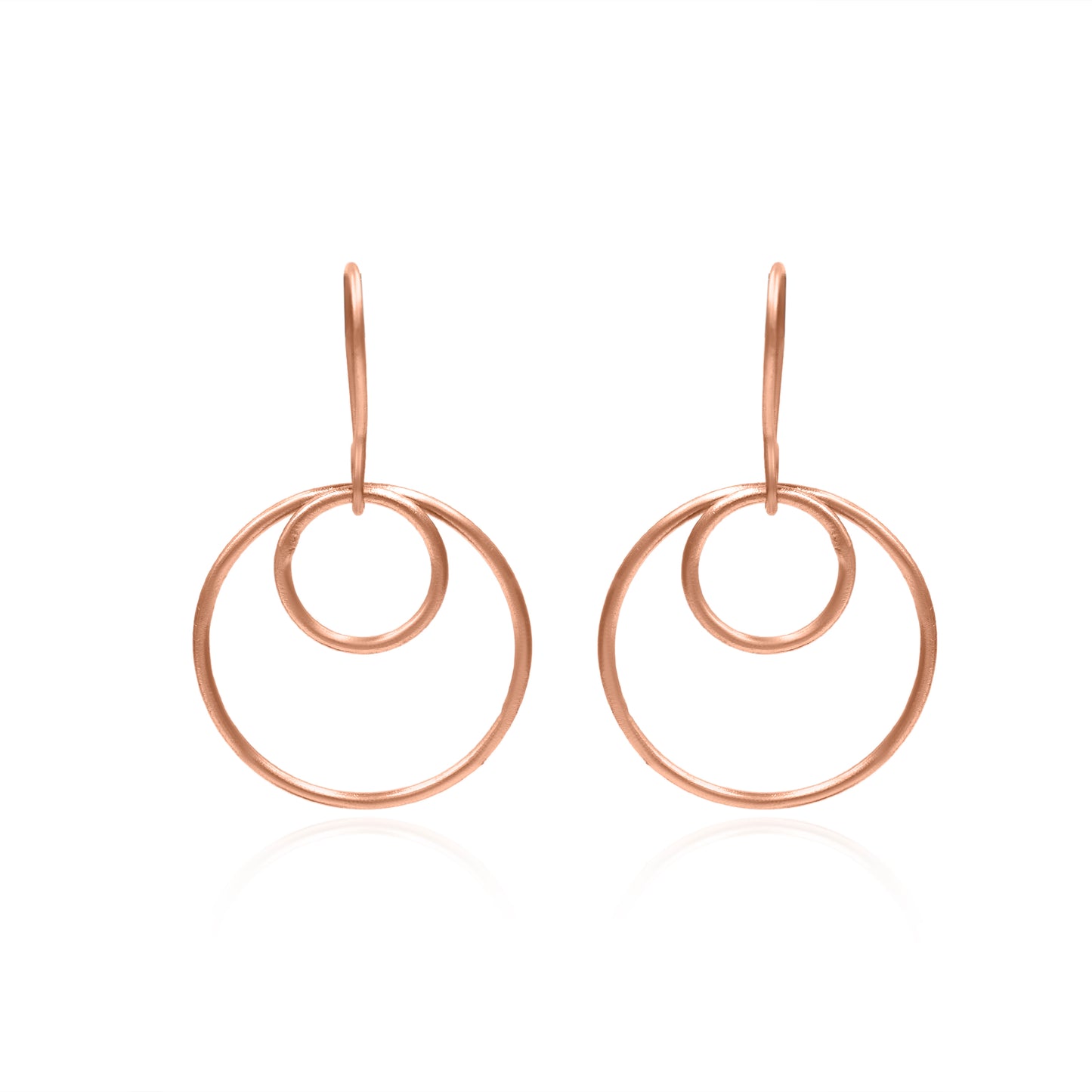 Concentric Circles Hook Earrings