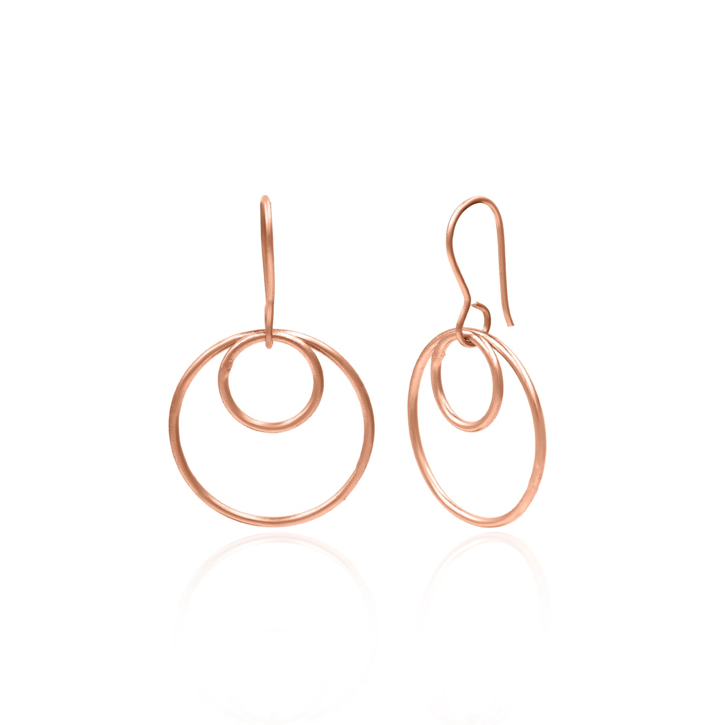 Concentric Circles Hook Earrings