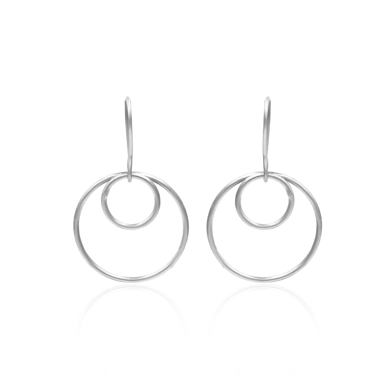 Concentric Circles Hook Earrings