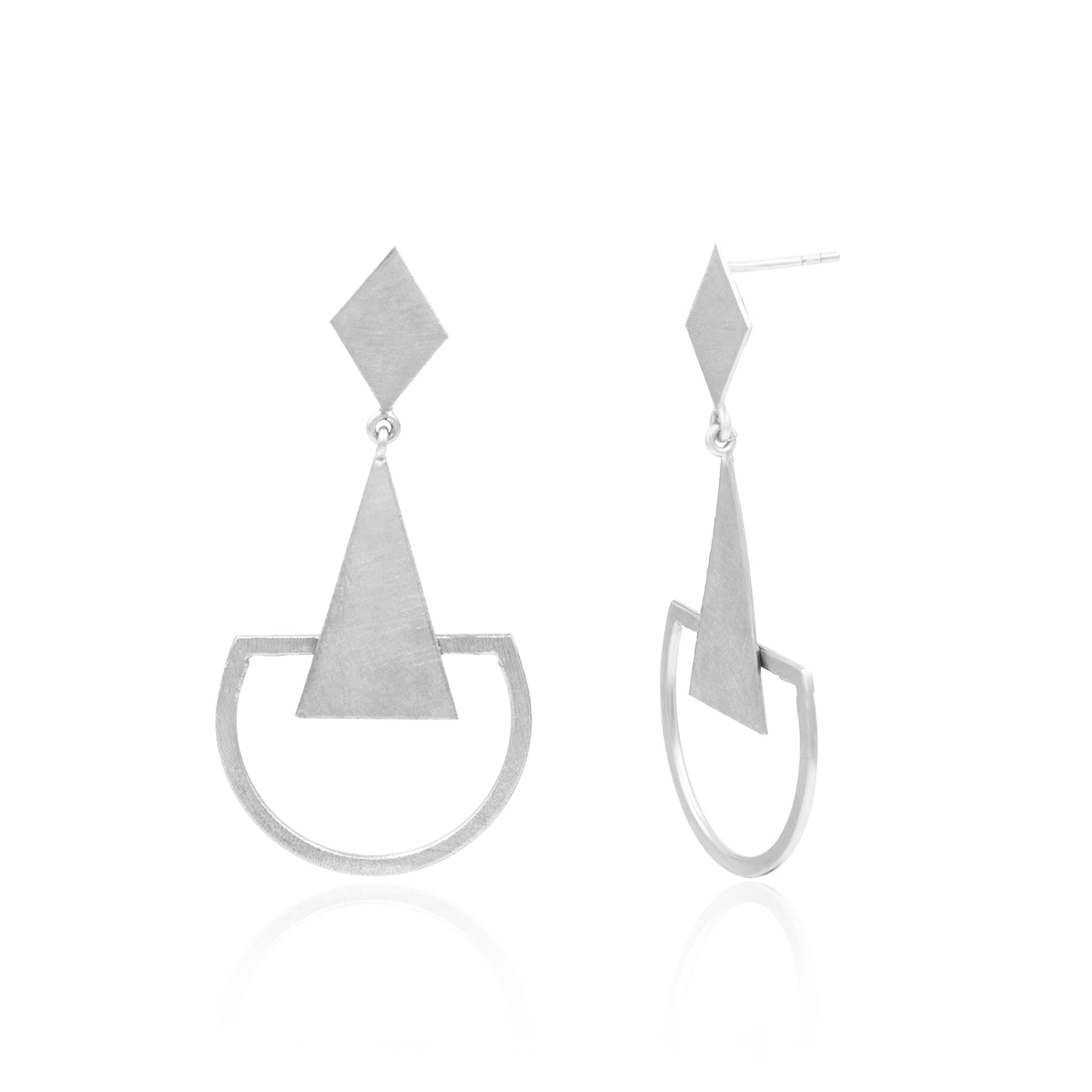 Geometrical Drama Stud Earrings