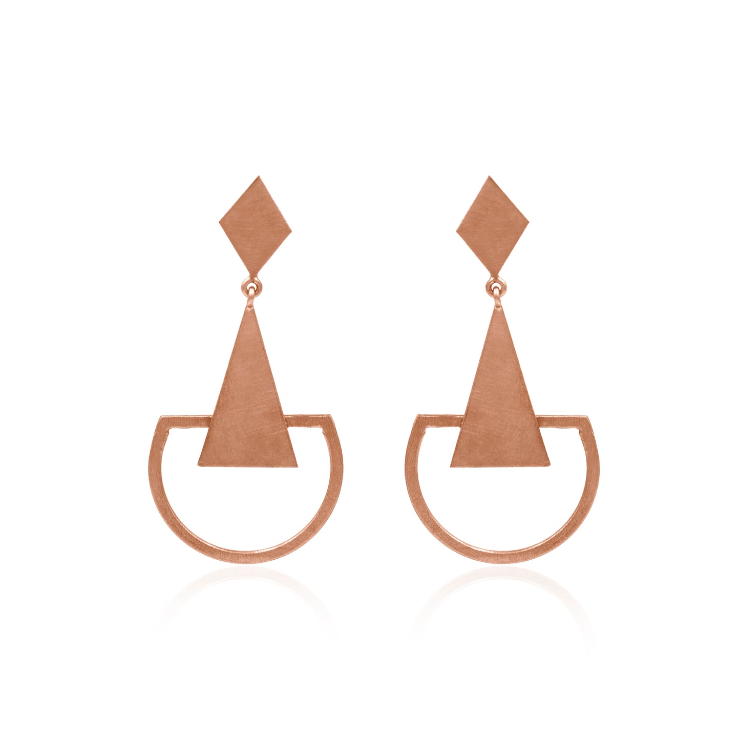 Geometrical Drama Stud Earrings