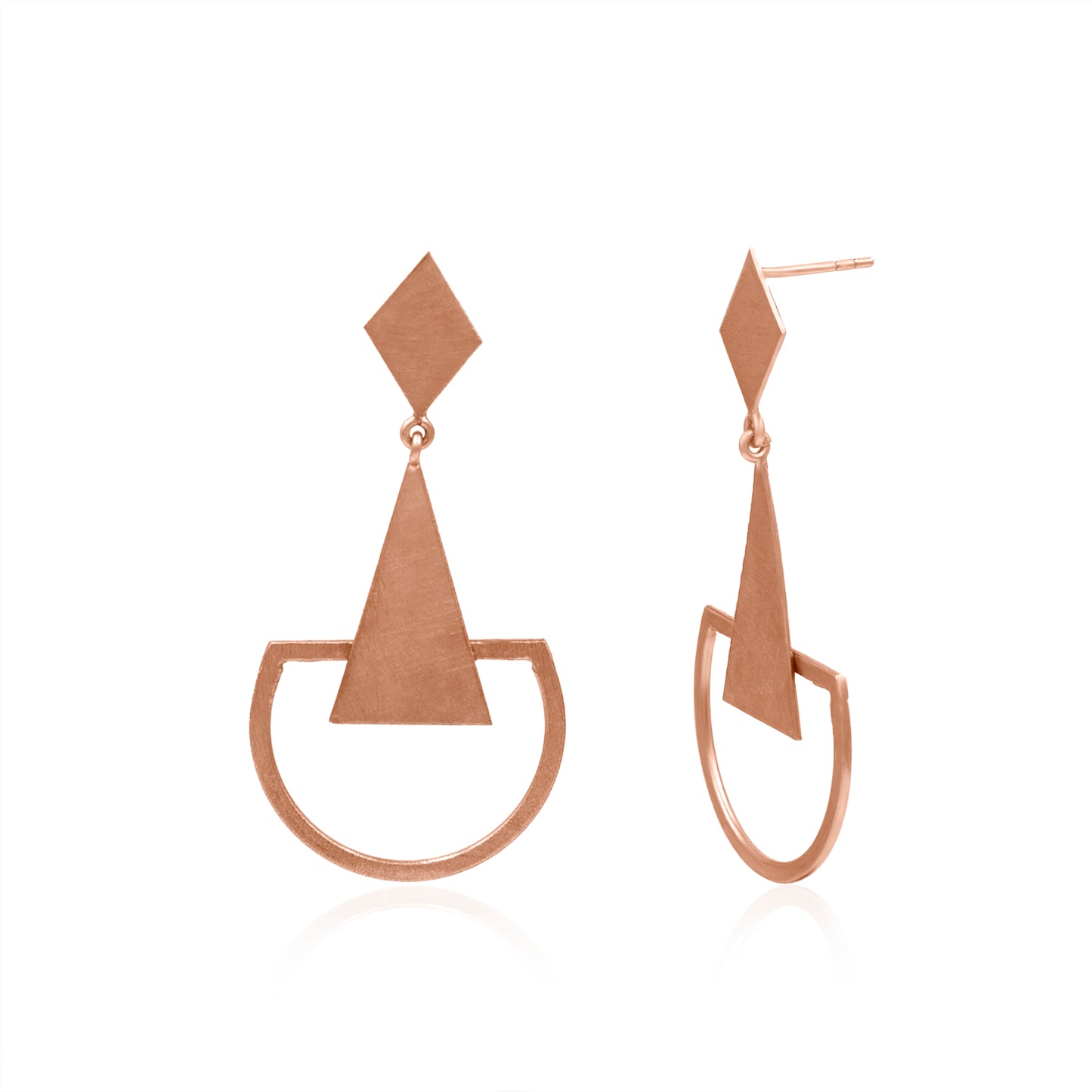 Geometrical Drama Stud Earrings