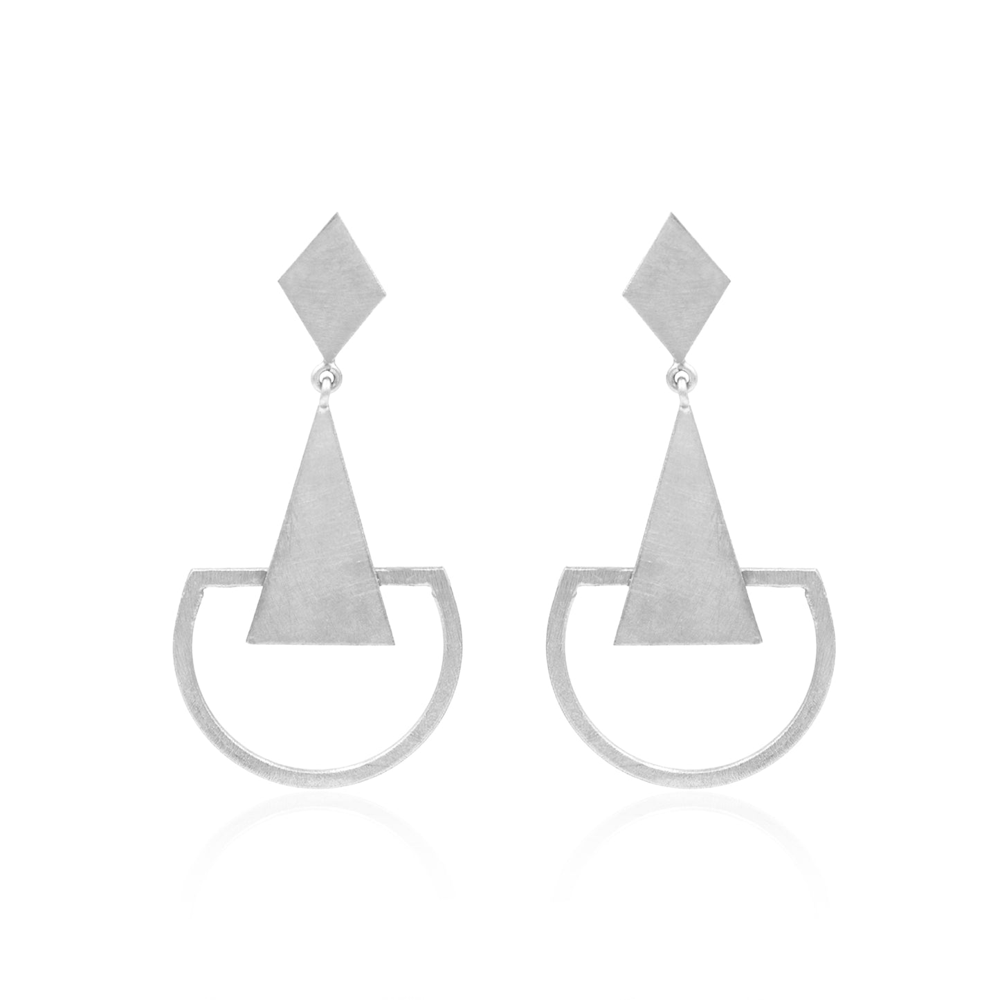 Geometrical Drama Stud Earrings