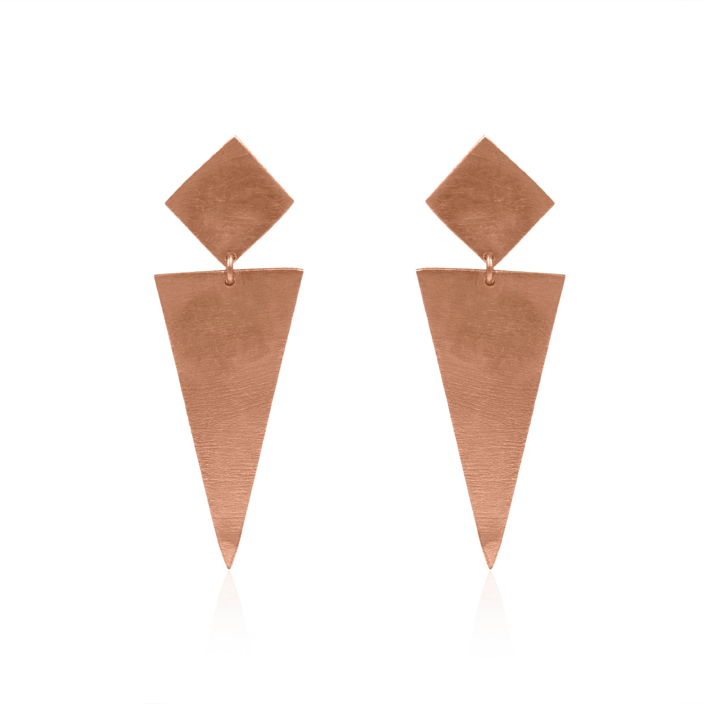 Kite With Triangle Stud Earrings