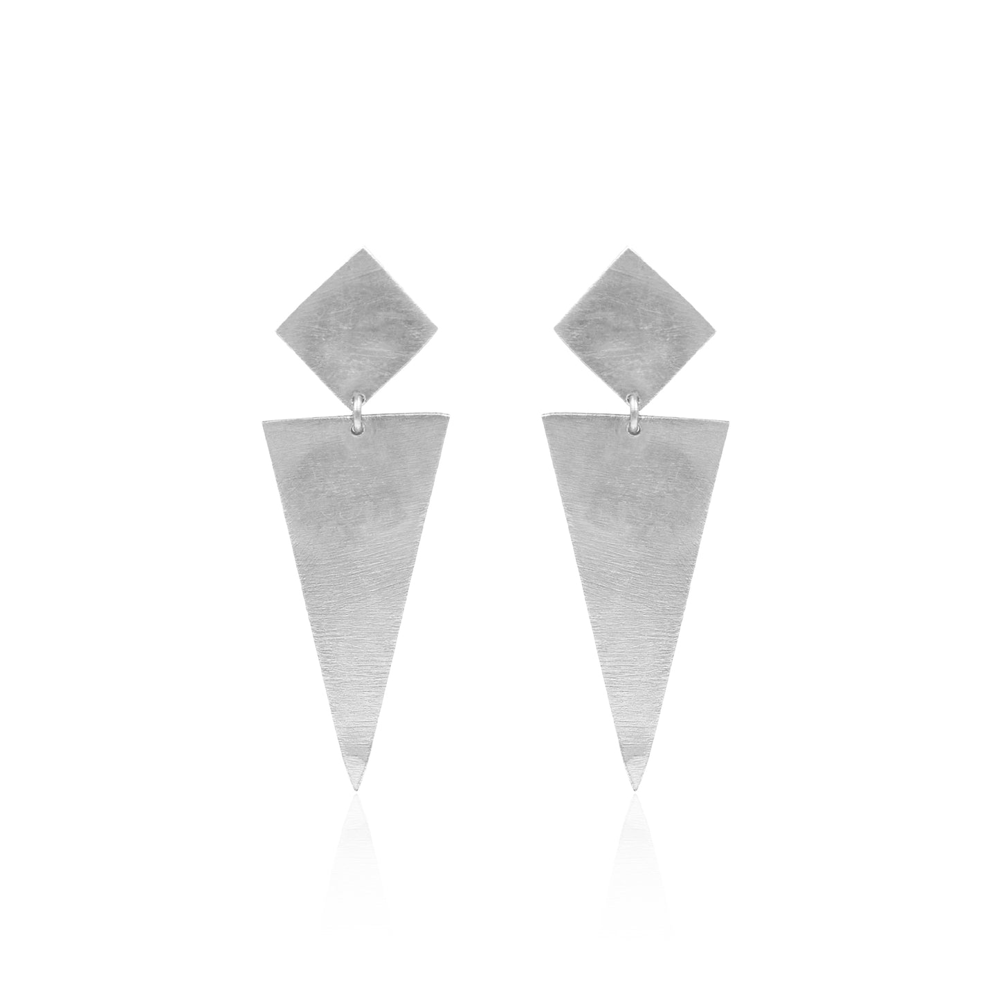 Kite With Triangle Stud Earrings