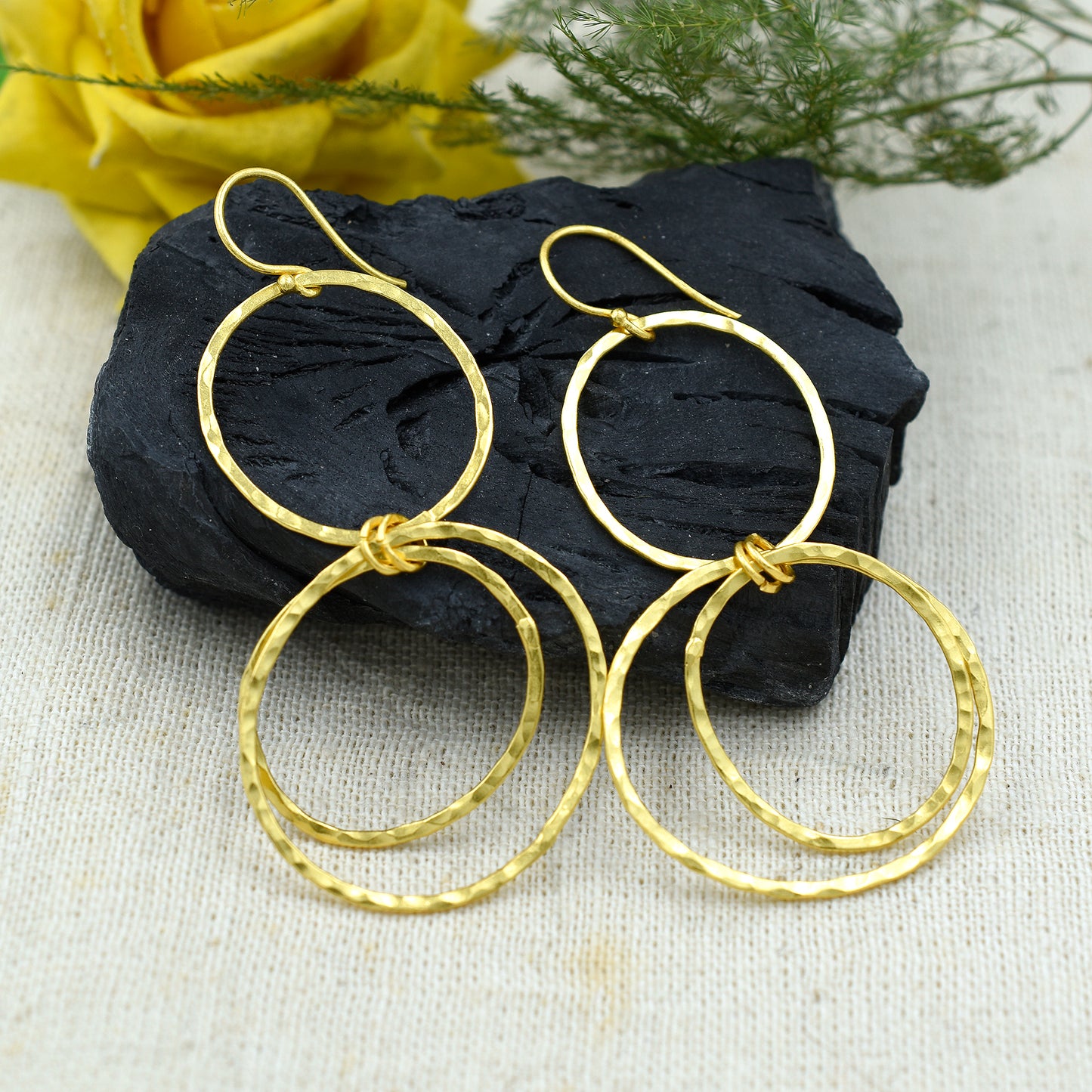 Joyful Circles Hook Earrings