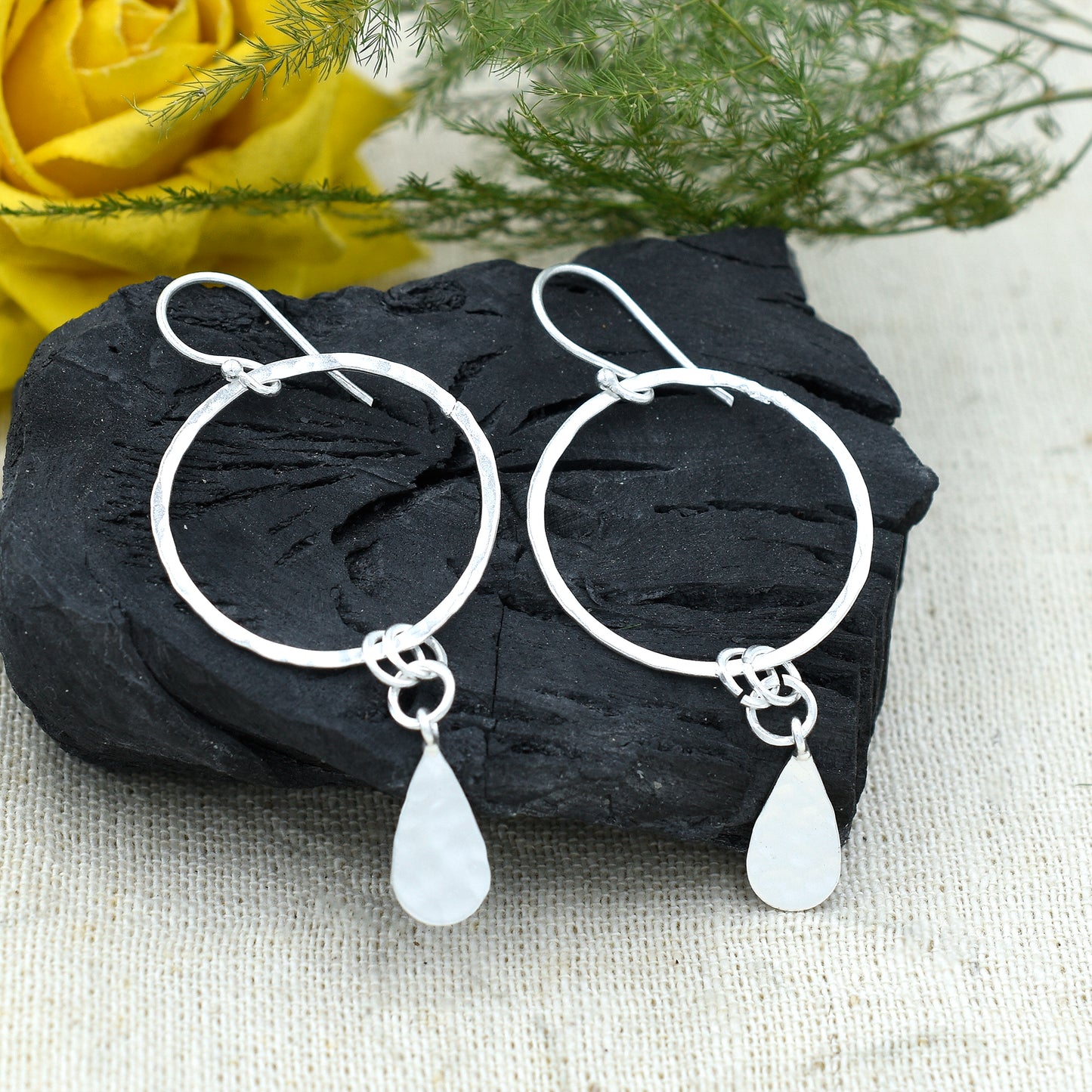 Dazzling Drop Hook Earrings