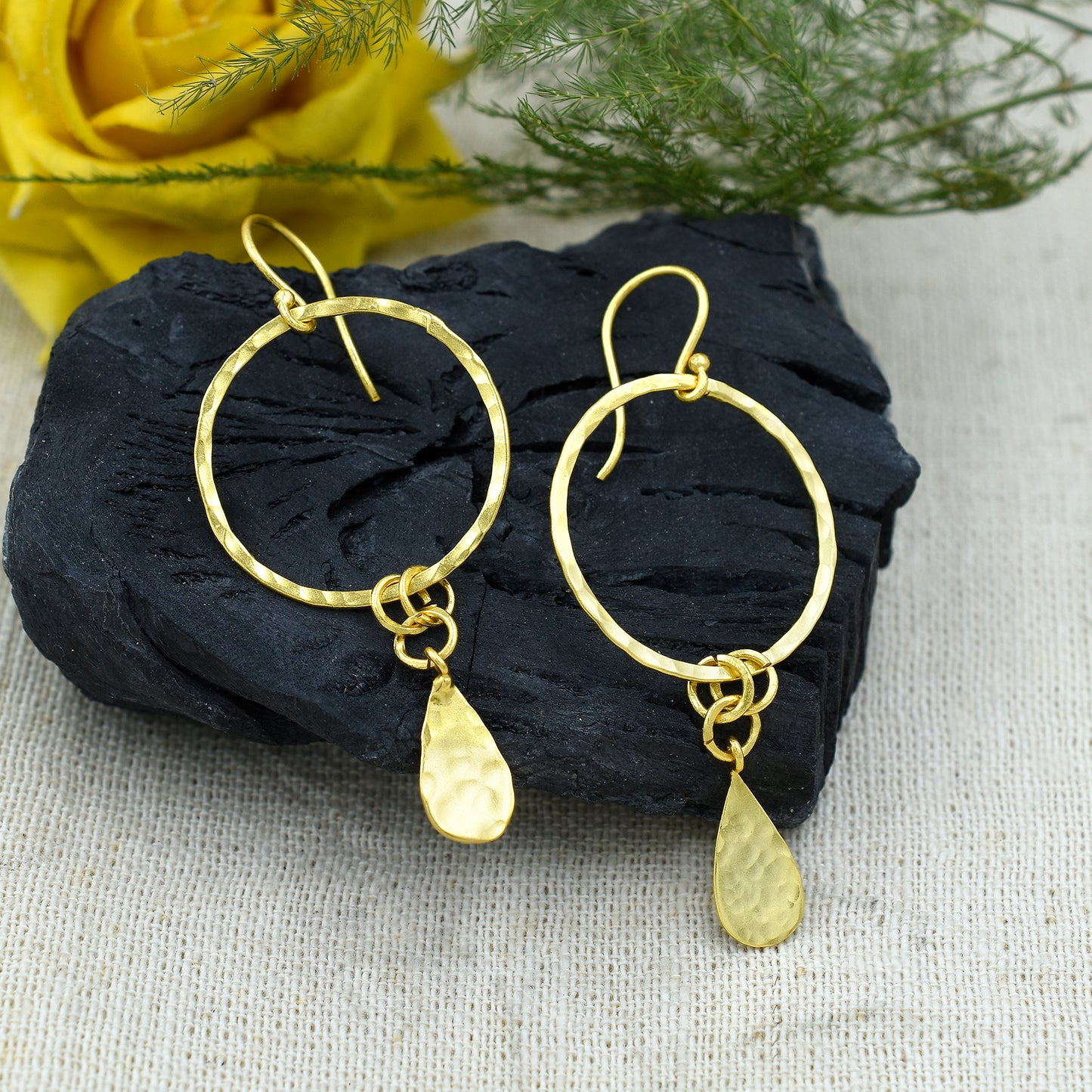 Dazzling Drop Hook Earrings