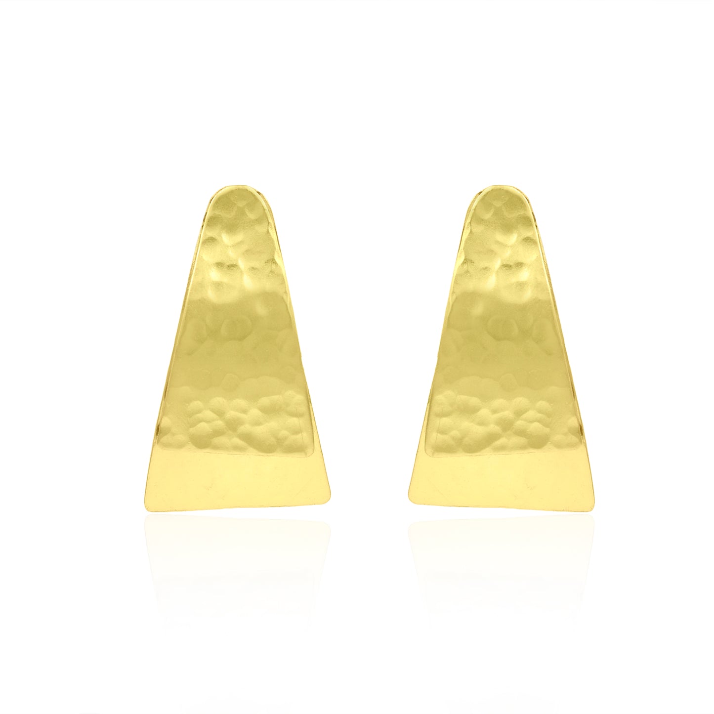 Overlapping Triangles Stud Earrings