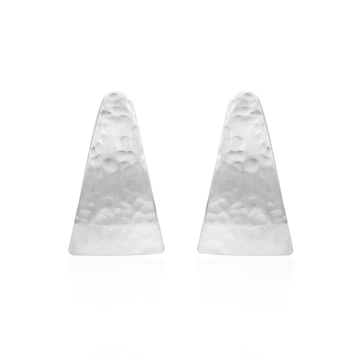 Overlapping Triangles Stud Earrings