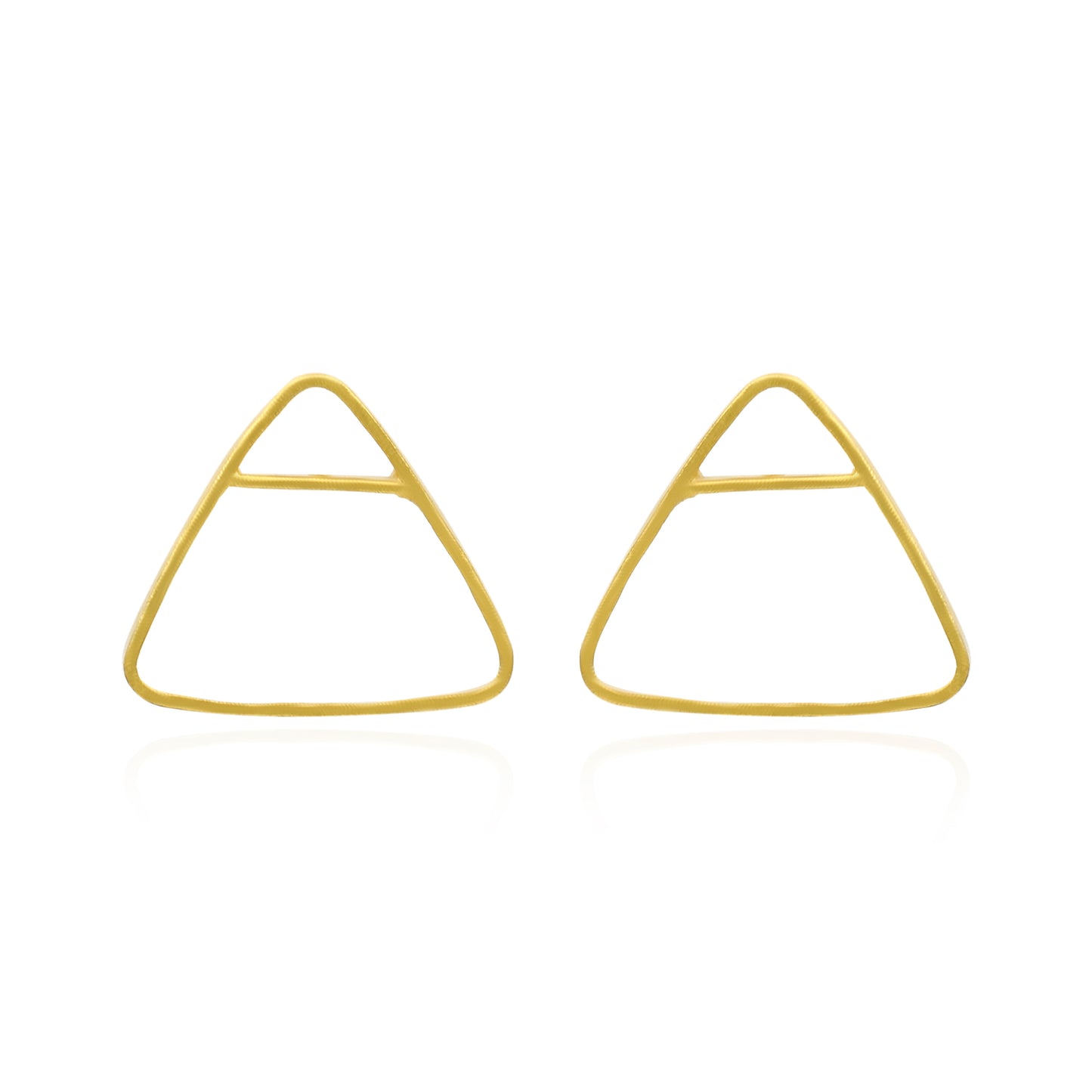 Dainty Tiny Triangle Stud Earrings