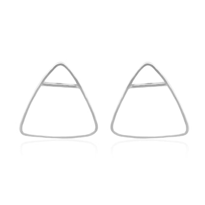 Dainty Tiny Triangle Stud Earrings