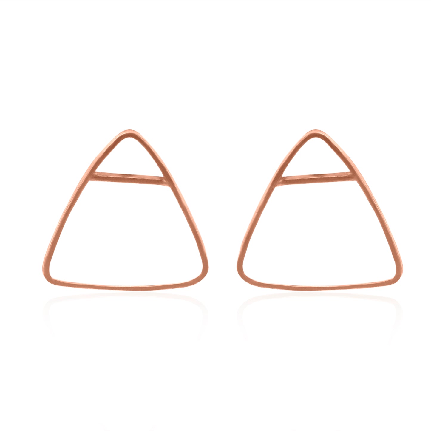 Dainty Tiny Triangle Stud Earrings