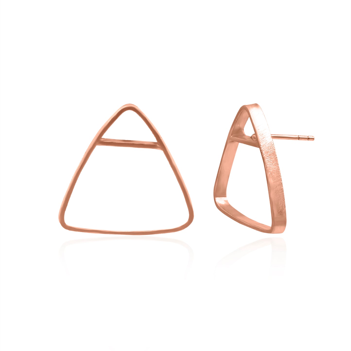 Dainty Tiny Triangle Stud Earrings