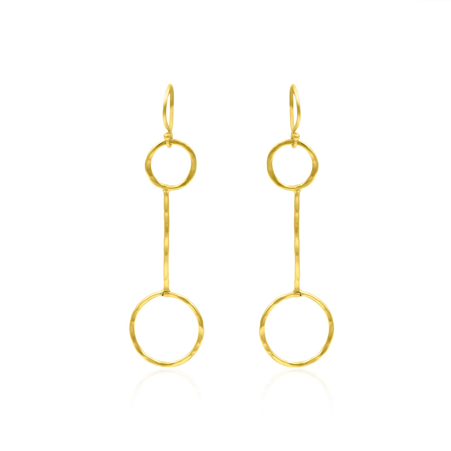 Link Of Circles Hook Earrings