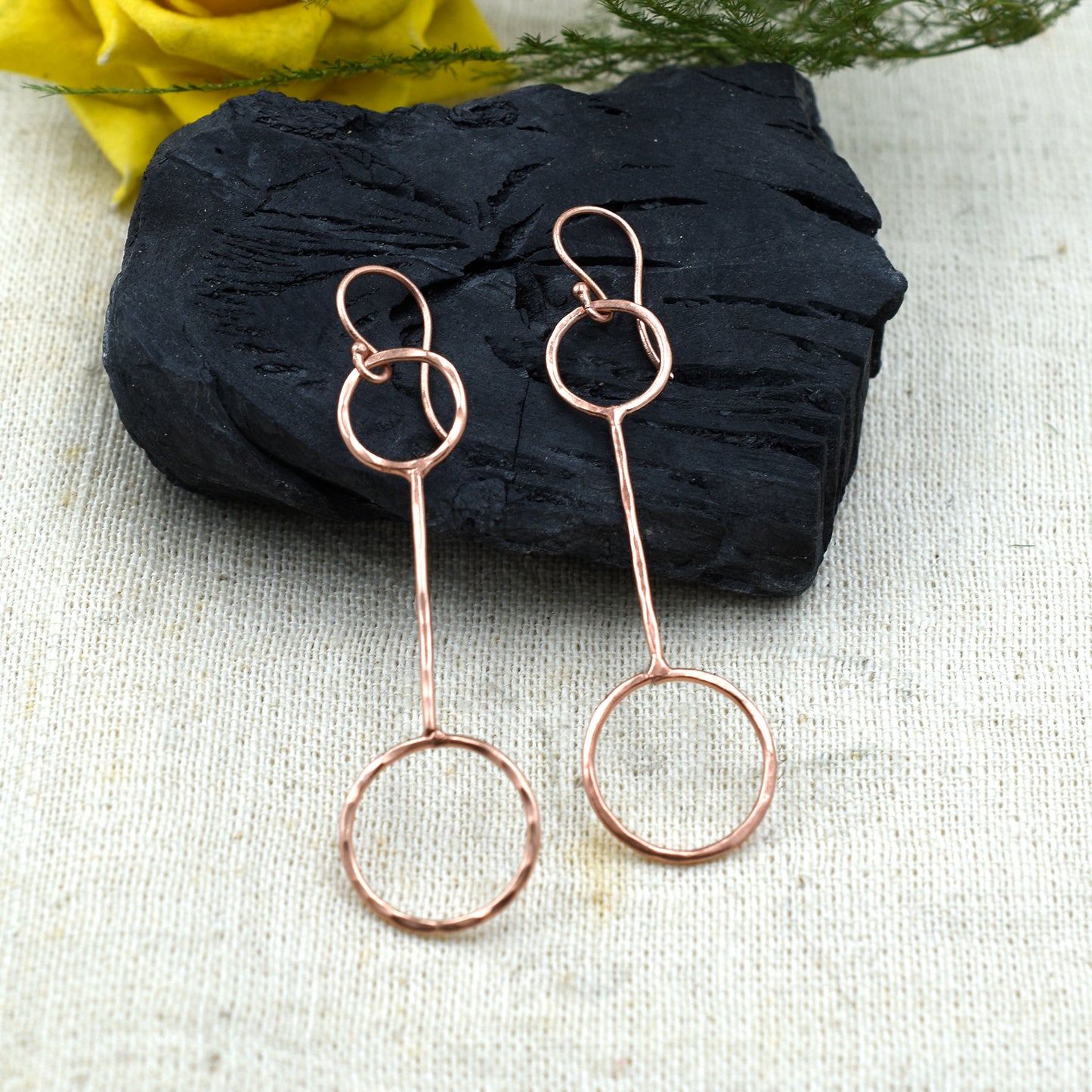 Link Of Circles Hook Earrings