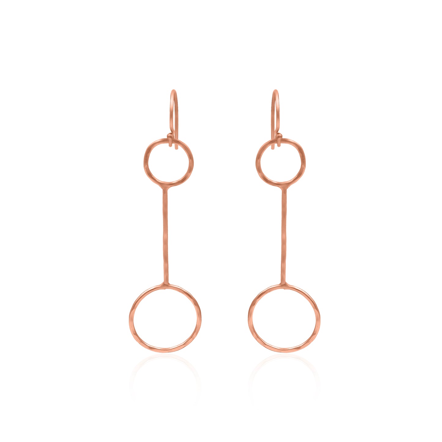 Link Of Circles Hook Earrings