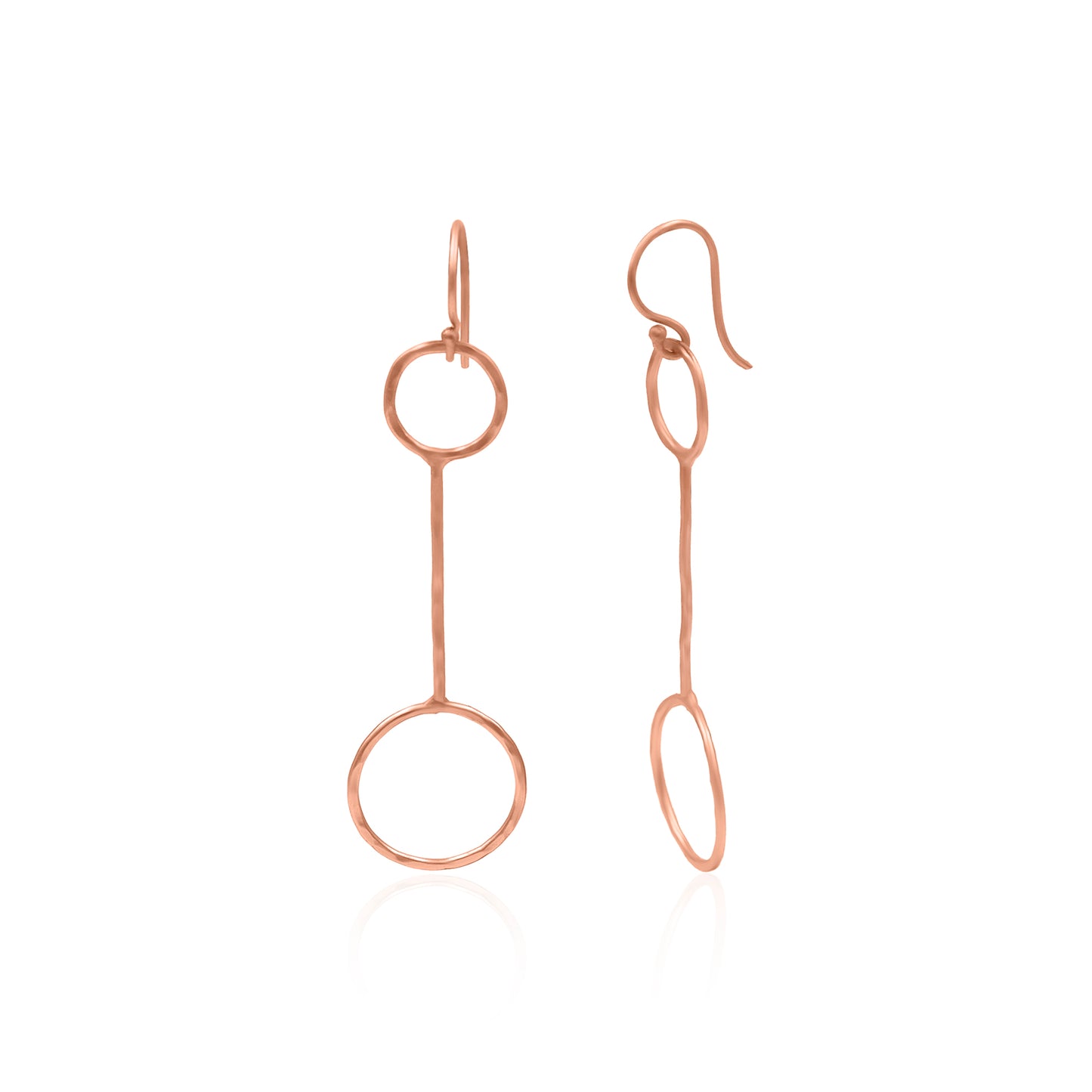 Link Of Circles Hook Earrings