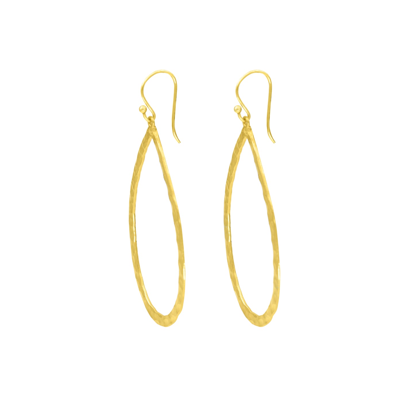 Tear Drop Hook Earrings