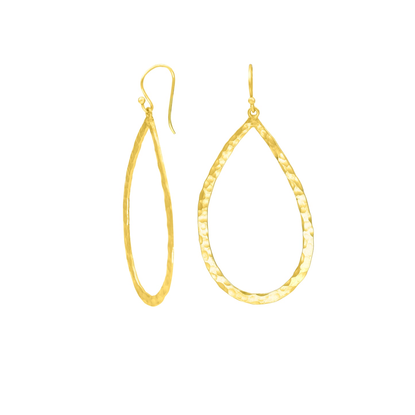 Tear Drop Hook Earrings