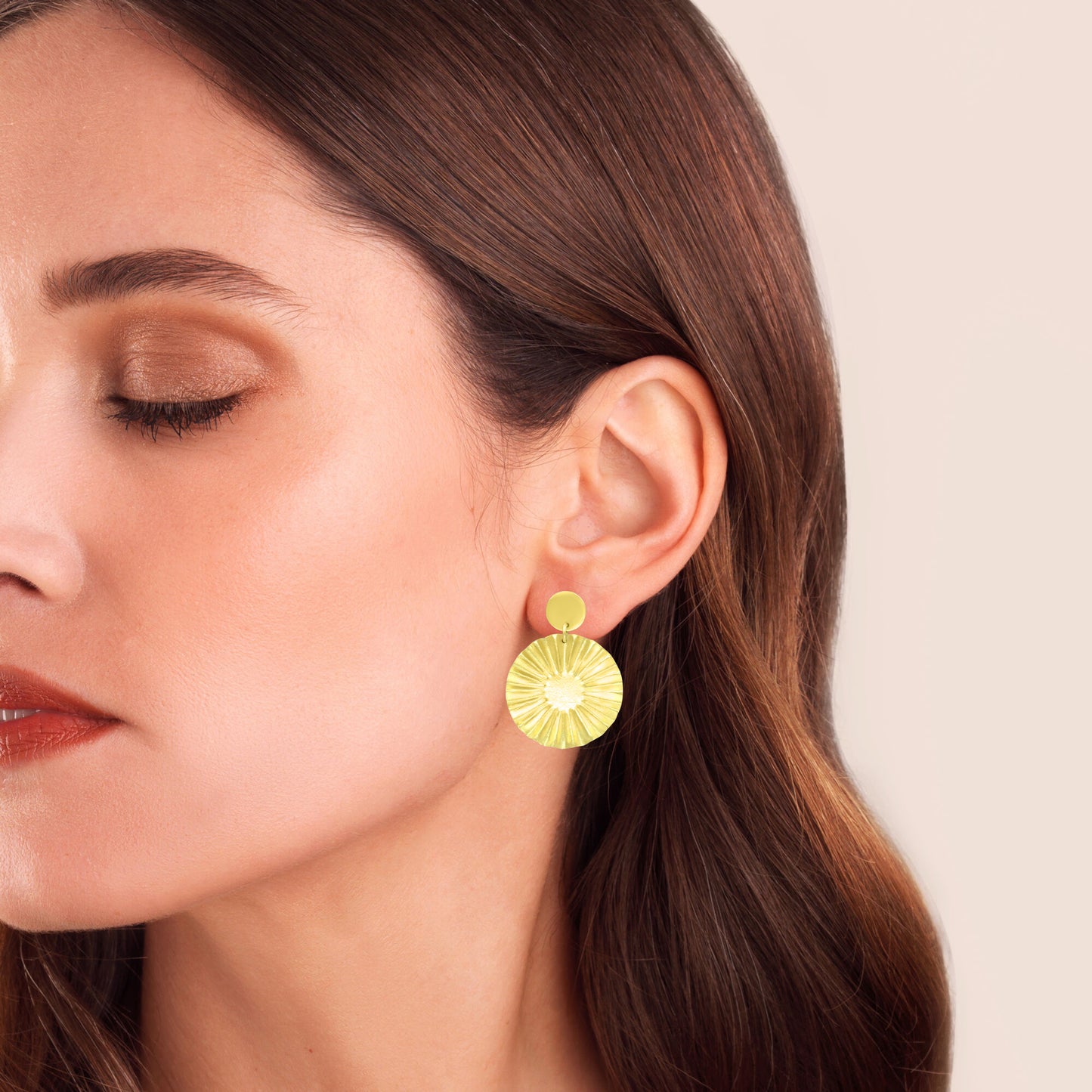 Star Of Gold Stud Earrings