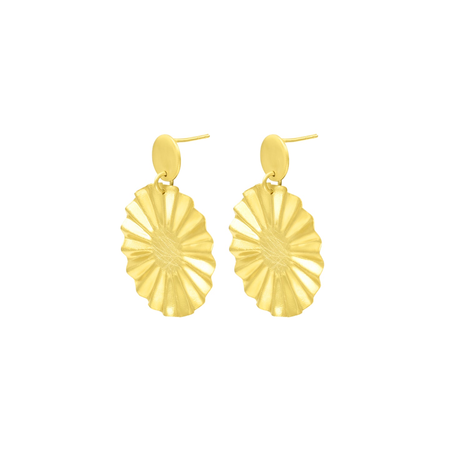 Star Of Gold Stud Earrings