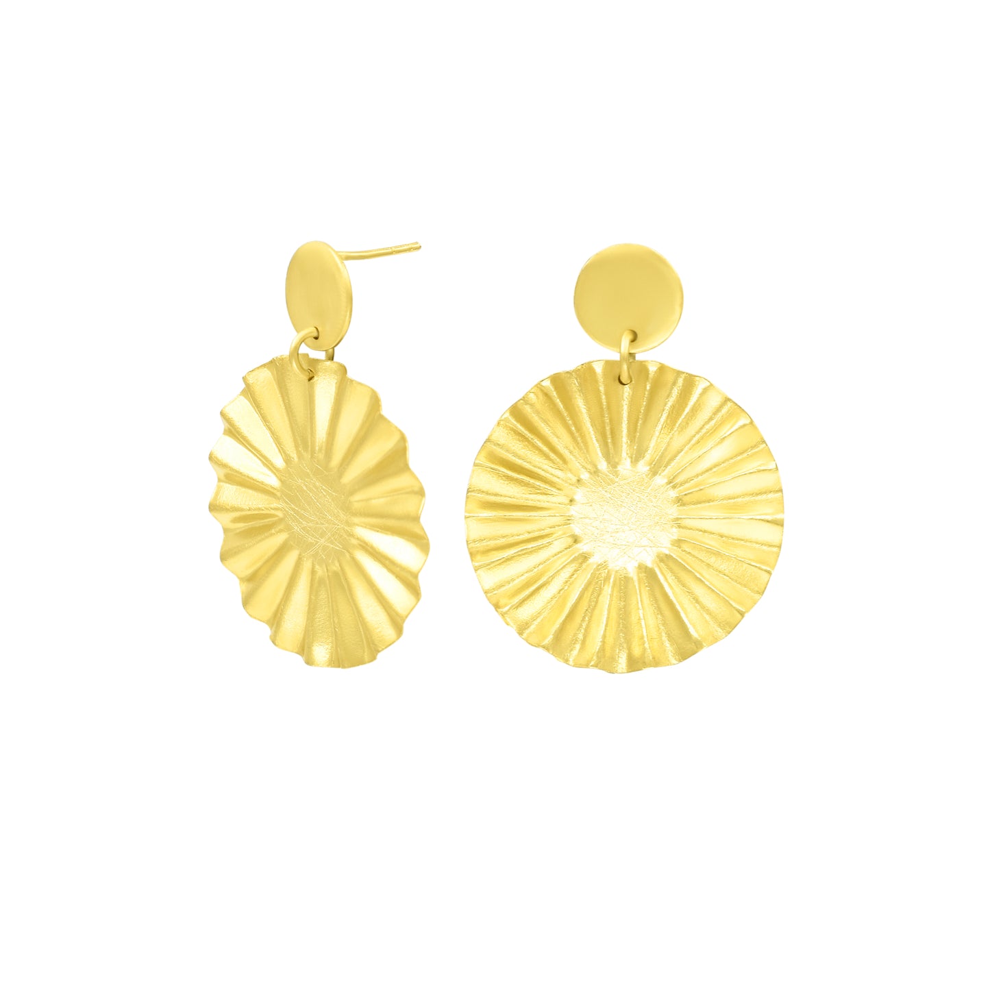 Star Of Gold Stud Earrings