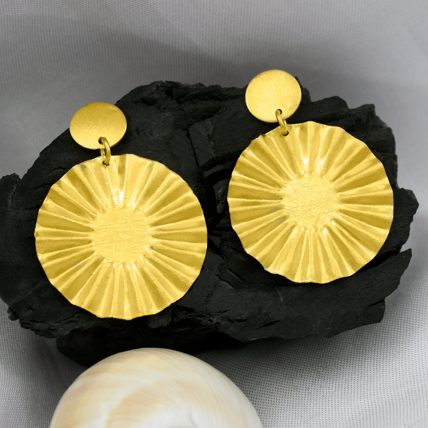 Star Of Gold Stud Earrings