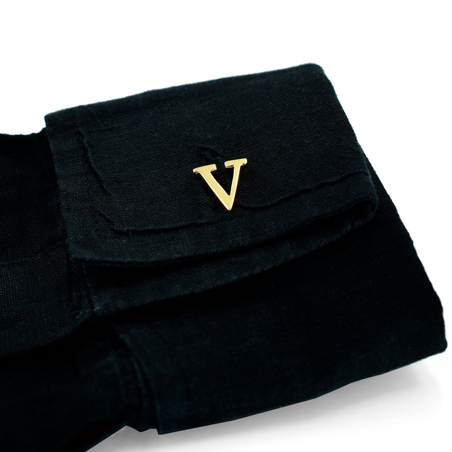 Letter V Initial Cufflinks