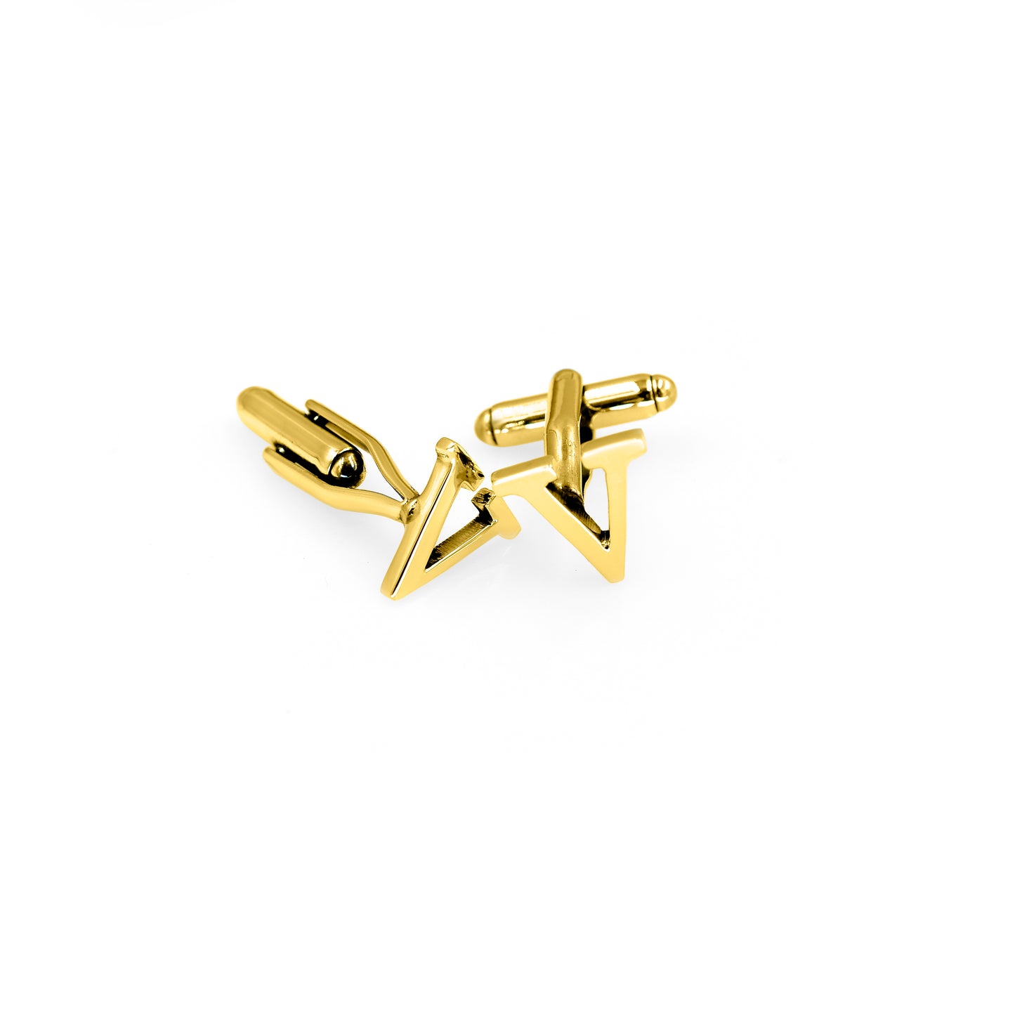 Letter V Initial Cufflinks