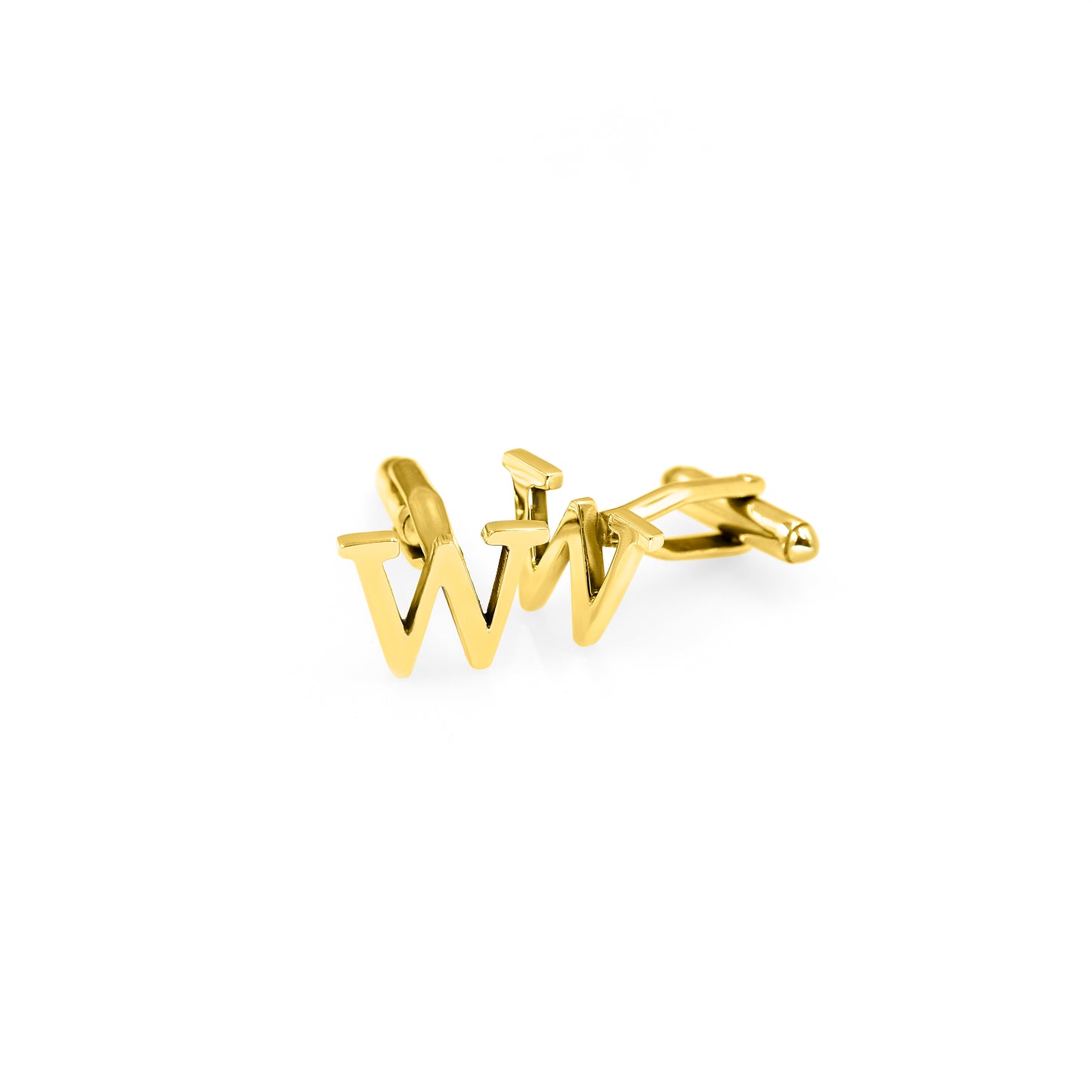 Letter W Initial Cufflinks