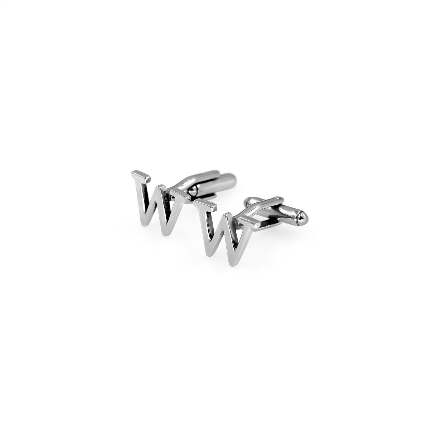 Letter W Initial Cufflinks