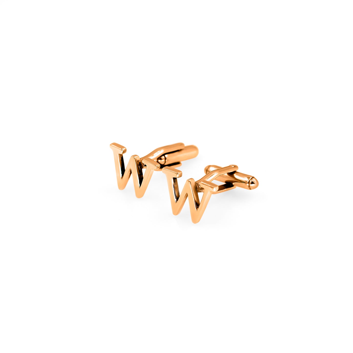 Letter W Initial Cufflinks