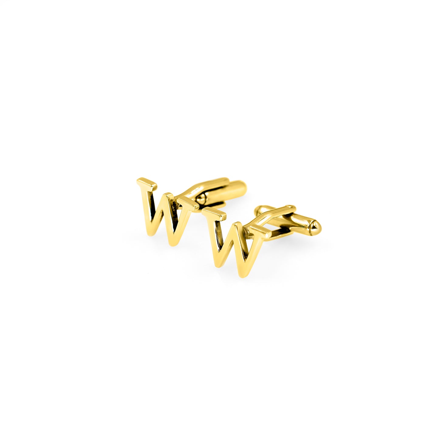 Letter W Initial Cufflinks