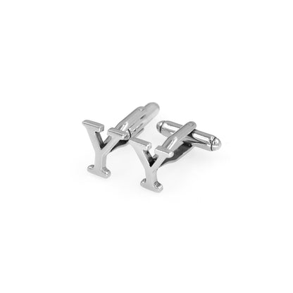 Letter Y Initial Cufflinks