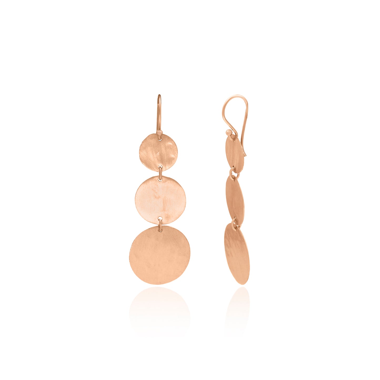 Trail Of Circles Hook Earrings