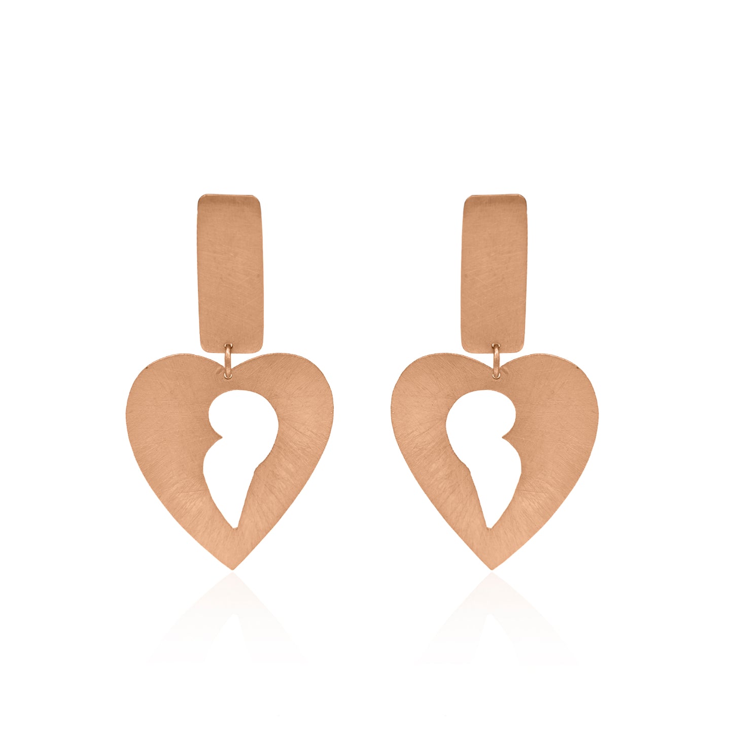 Take Me Away Heart Stud Earrings