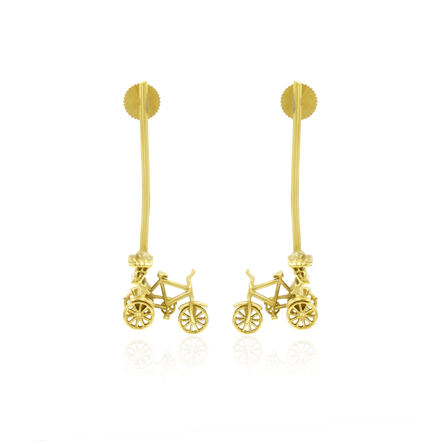 Cycle In The Air Stud Earrings