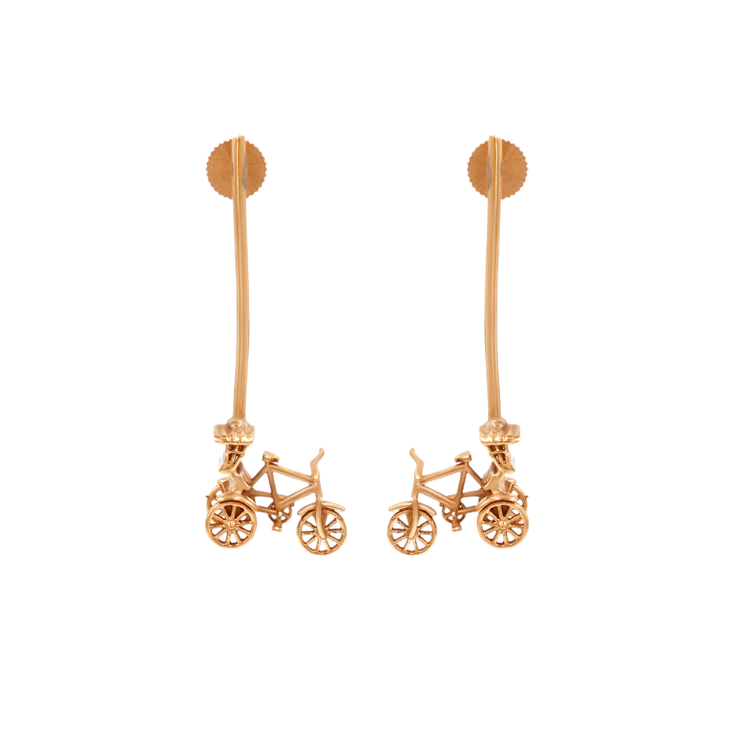 Cycle In The Air Stud Earrings