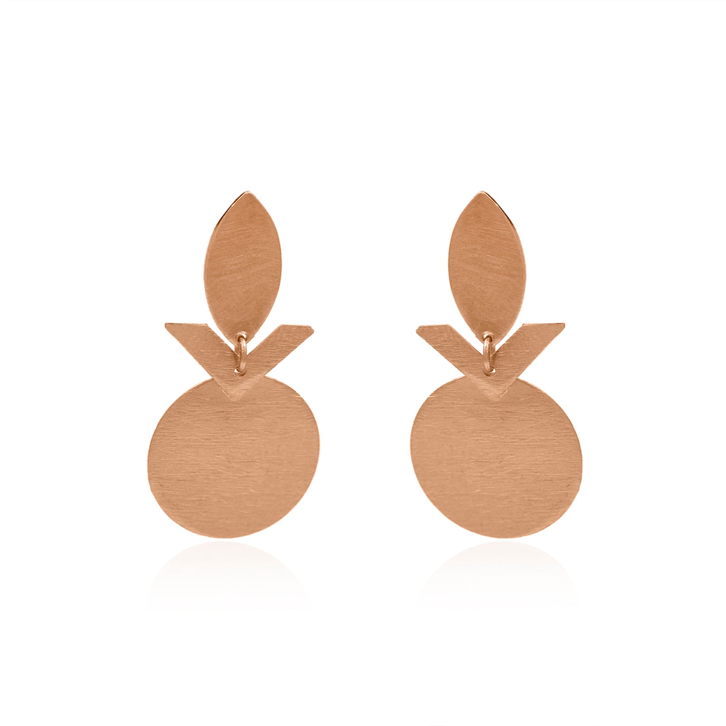 Flower Pot In Garden Stud Earrings