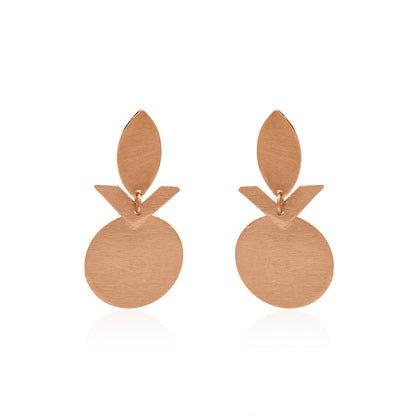 Flower Pot In Garden Stud Earrings