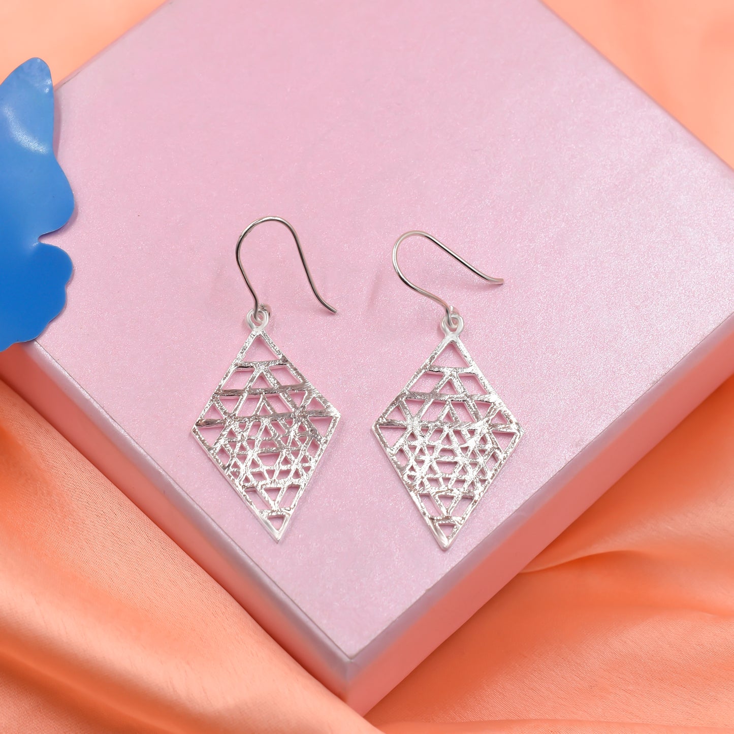 Look Within Triangles Hook Earrings