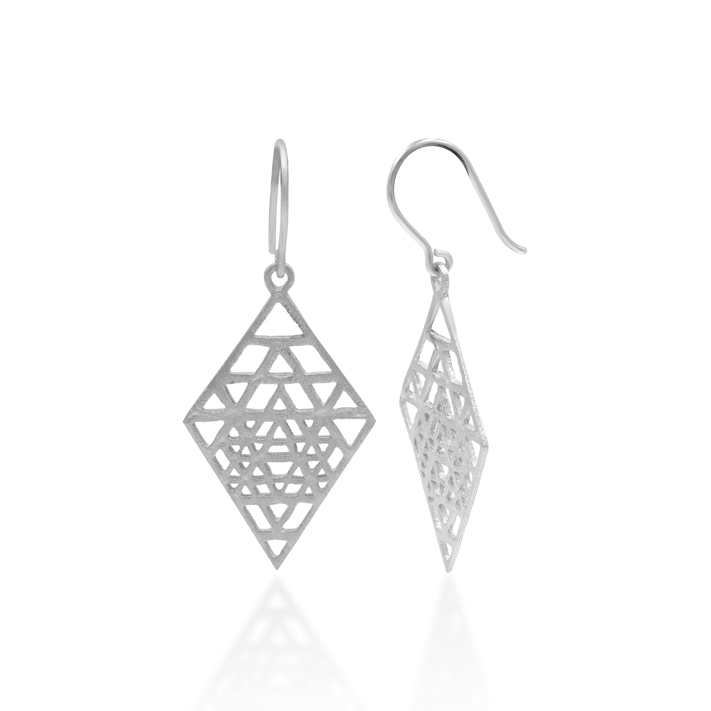 Look Within Triangles Hook Earrings