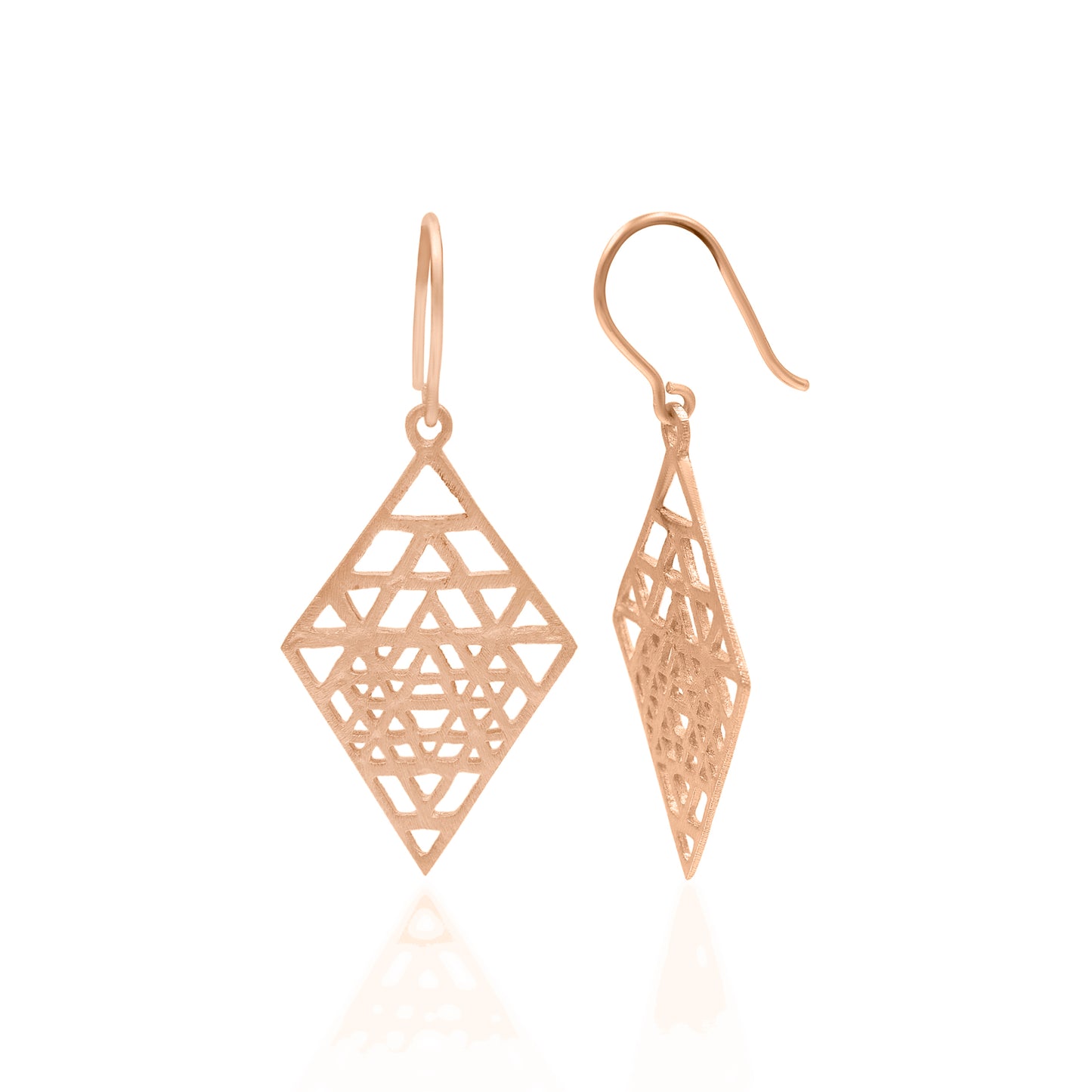 Look Within Triangles Hook Earrings