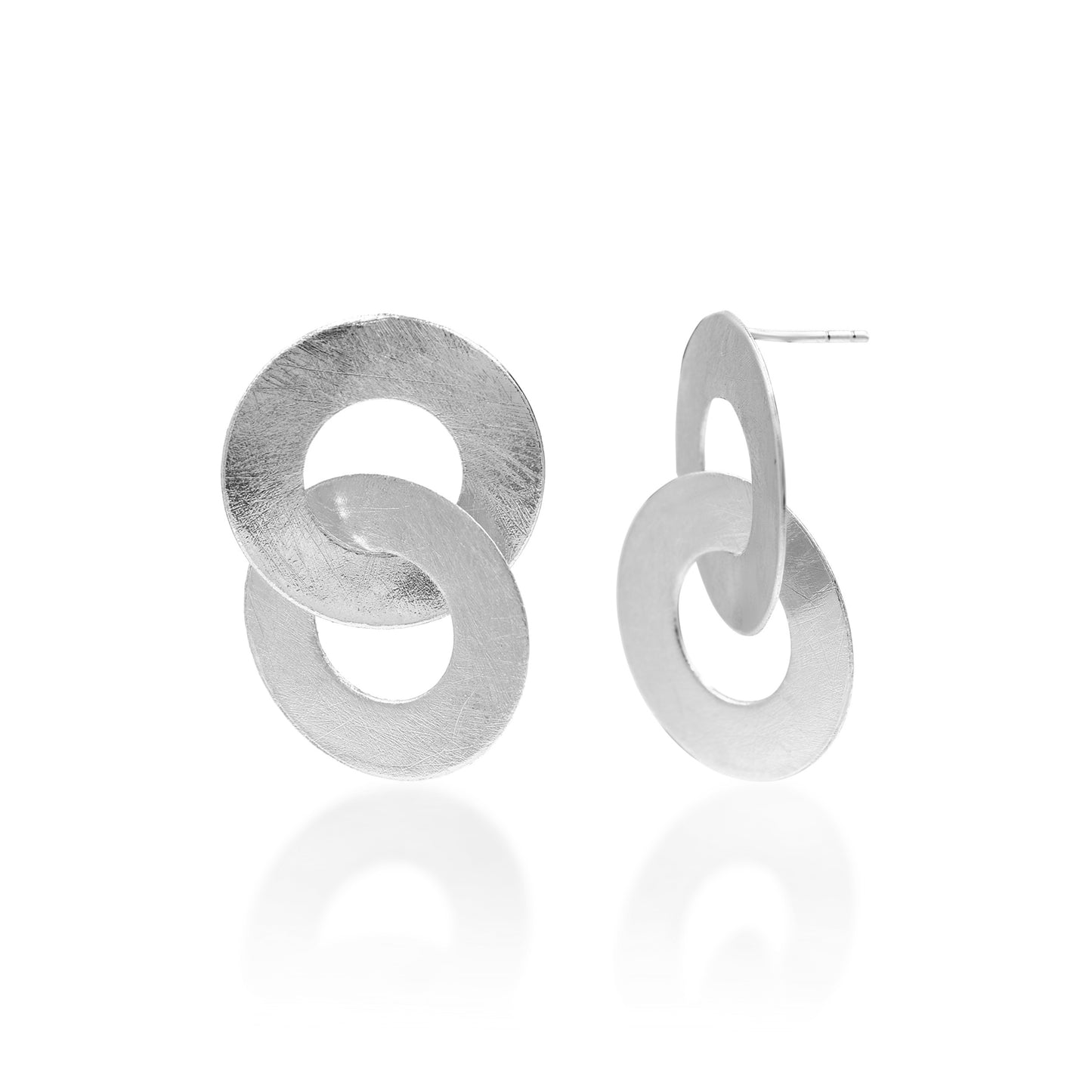 Connecting Circles Stud Earrings