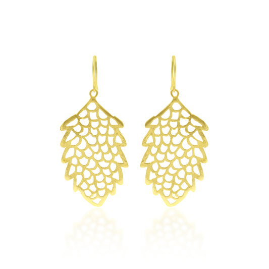 Pores In The Leaf Earrings