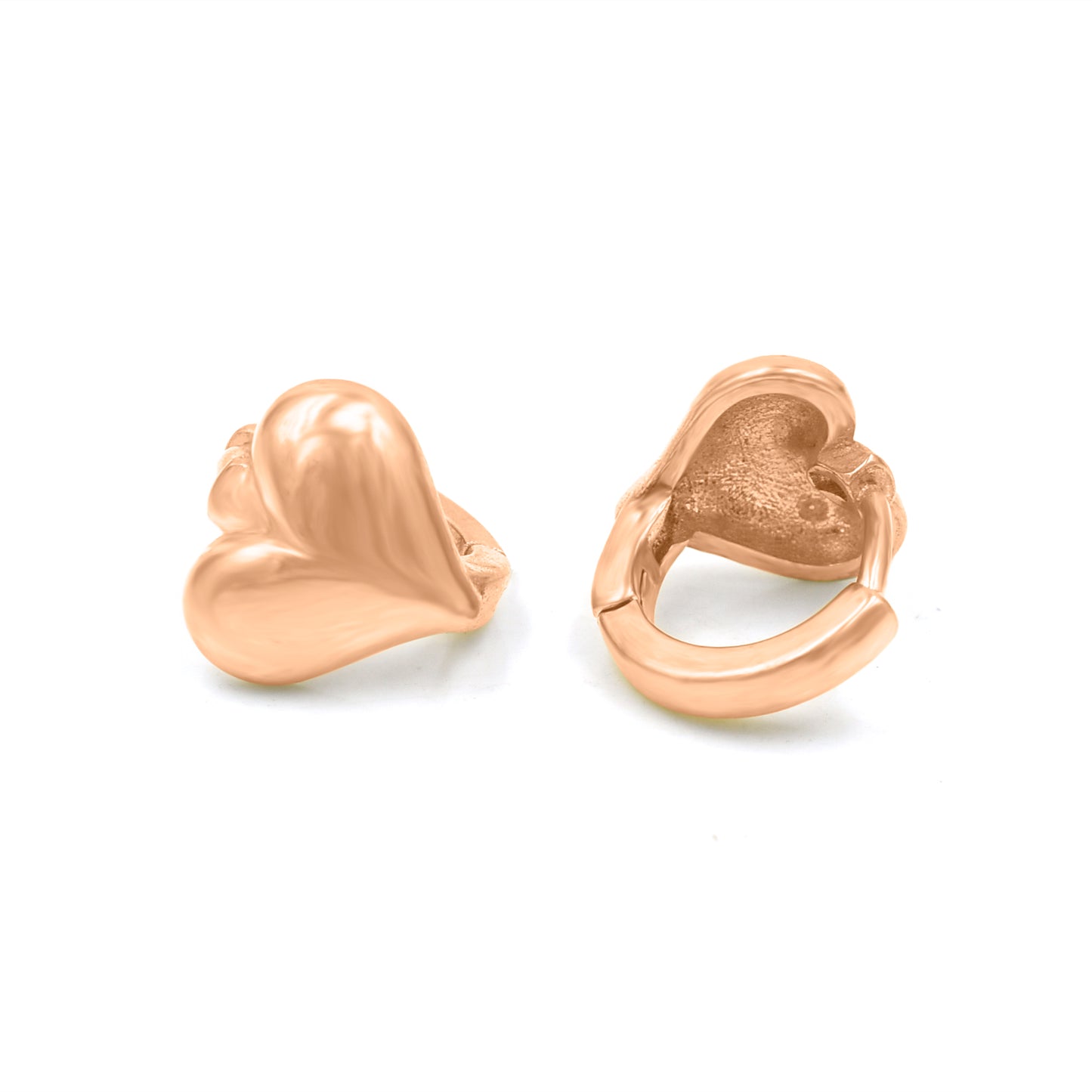 Cute Heart Hoop Earrings