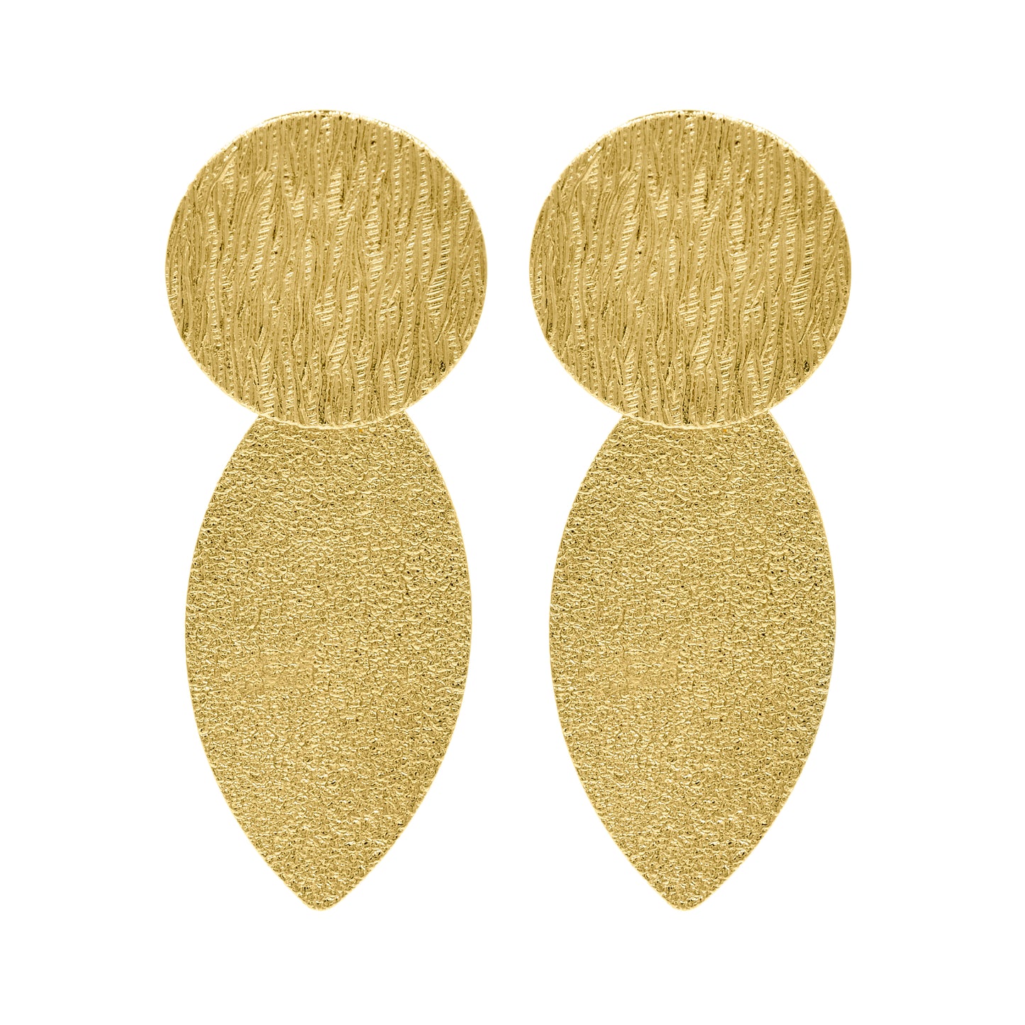 Golden Clone Stud Earrings