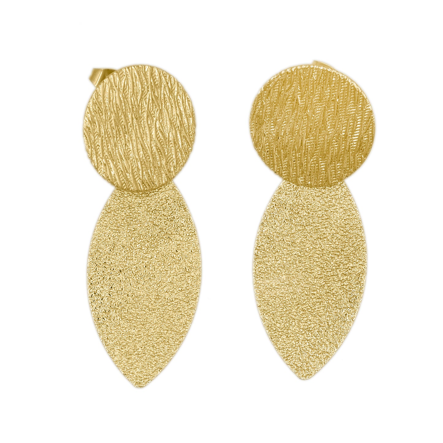 Golden Clone Stud Earrings