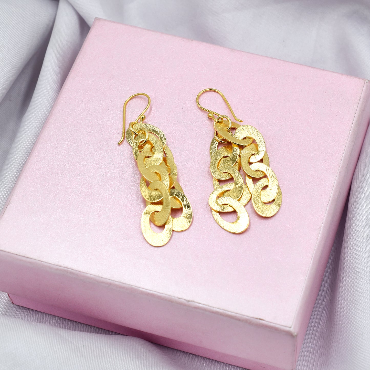 Double Strings Hook Earrings